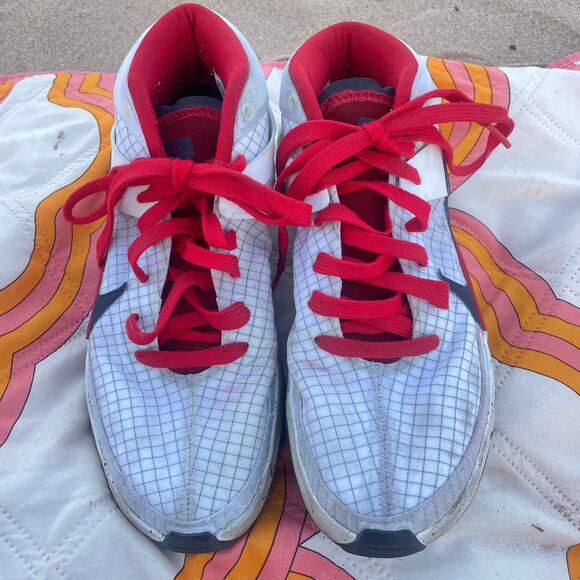 Nike KD 13 USA Home Team Red White Blue Zoom Air US 8 Men Kevin Durant - Picture 8 of 14